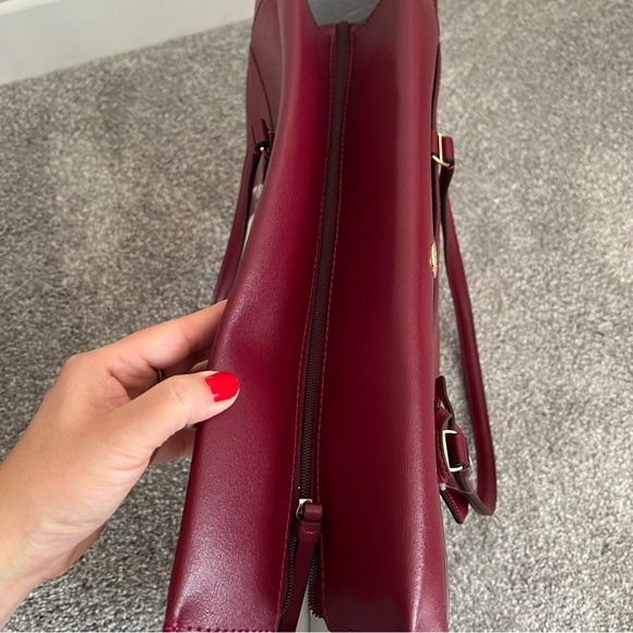 Tory Burch Parker large tote zip top tote NWT leather - Picture 6 of 11